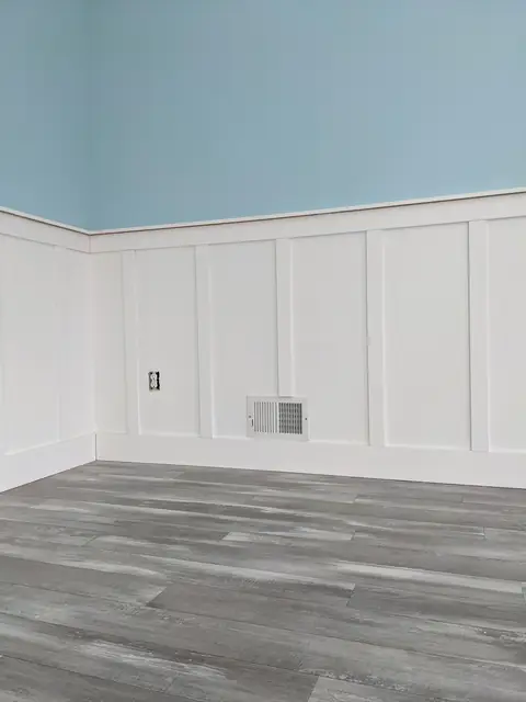 Dining Room Wainscoting & Floors — 1 of 4