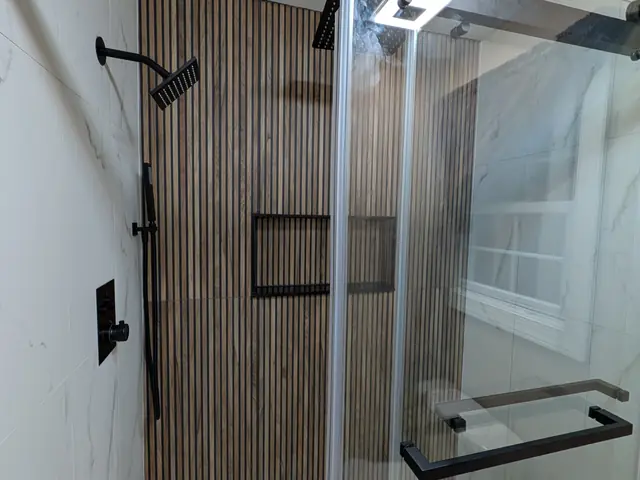 Tub-to-Walk-In Shower Conversion