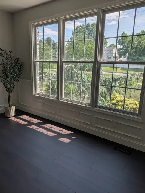 White Kitchen, New Floors & Staircase — 2 of 6