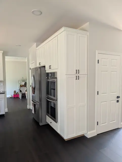 White Kitchen, New Floors & Staircase — 4 of 6