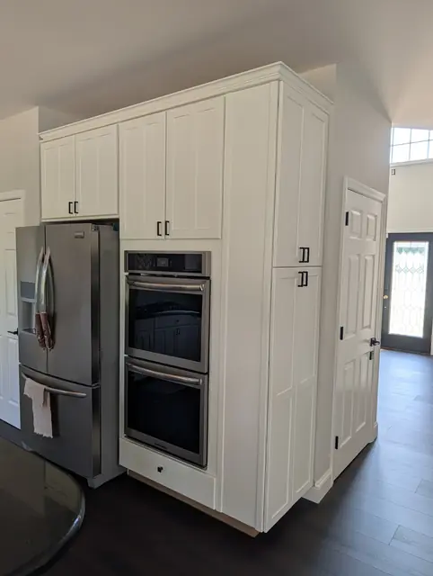 White Kitchen, New Floors & Staircase — 5 of 6